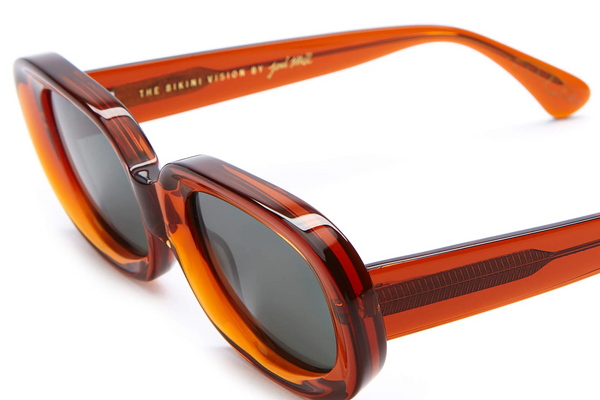 Crap Eyewear Sunglasses - The Bikini Vision - Crystal Bourbon Bio / Polarized G15