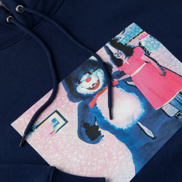 【POLAR SKATE CO】POLAR Dave Hoodie Pink Dress [DARK BLUE] Polar Skate Co - Dave Hoodie - Pink Dress - Dark Blue