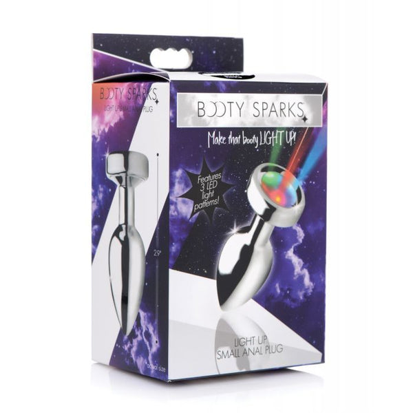 Booty Sparks Light Up Anal Plug - Small EastWestNovelty Booty Sparks Light Up Anal Plug - Small EastWestNovelty