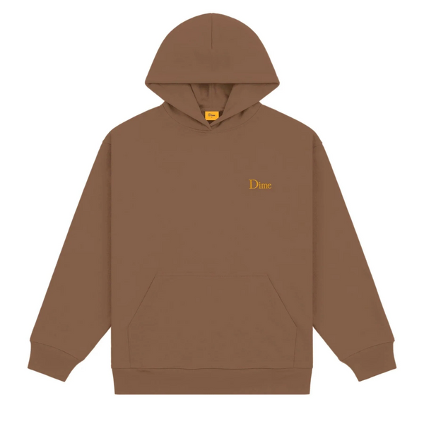 Dime - Classic Small Logo Hoodie - Brown