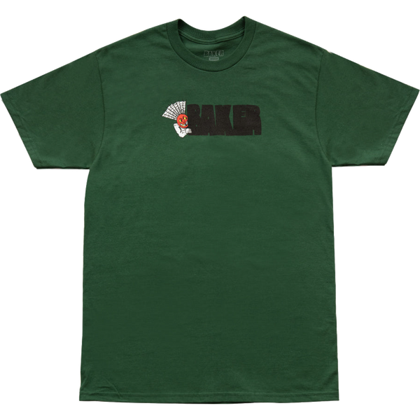 Baker Skateboards - Sneaky Jolly T-shirt - Dark Green - XL