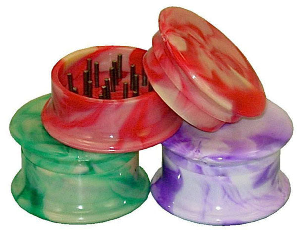 Acrylic Tie-Dye 2pc Grinder - 2"