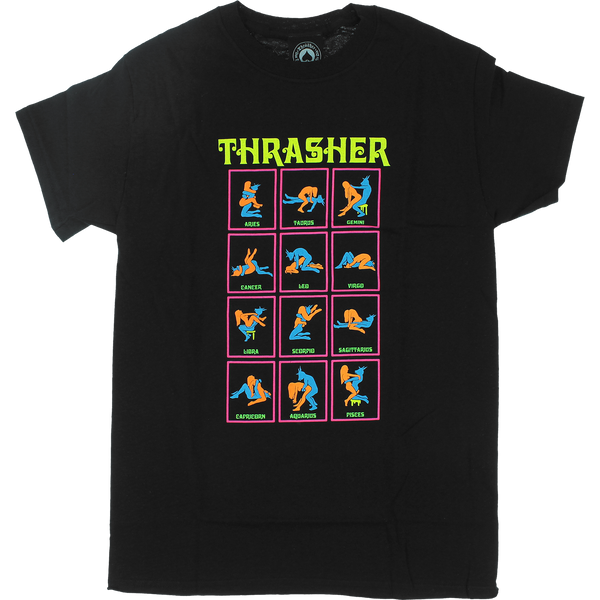 Thrasher Black Light Horoscope T Shirt