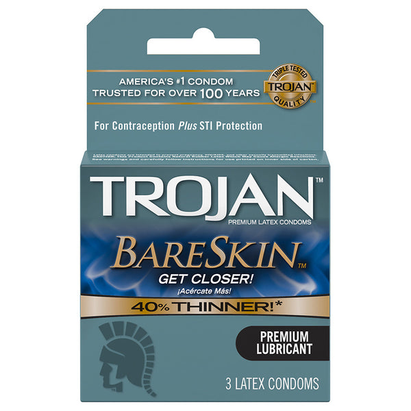 Trojan BareSkin Condoms - 3 pack