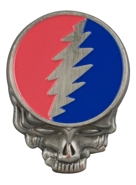 Grateful Dead SYF Enamel Pin - Steel / 1.5"x1.25"