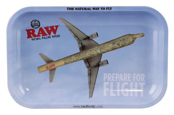 RAW Rolling Tray Prepare for Flight
