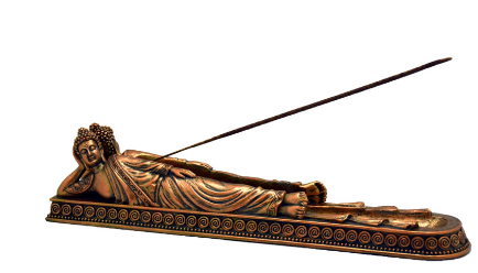 Copper Lying Down Buddha Incense burner