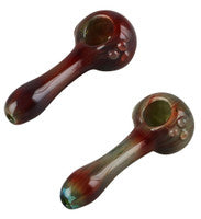 Streaked Spoon Pipe - 4.25"