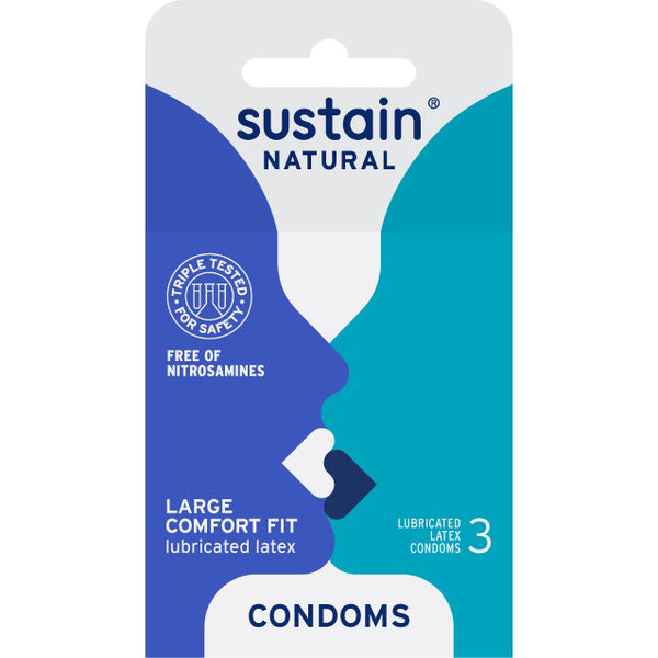 Sustain Condoms Comfort Fit - Pack of 3