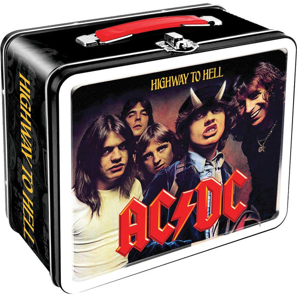 7.75"x6.75" AC/DC Metal Lunch Box