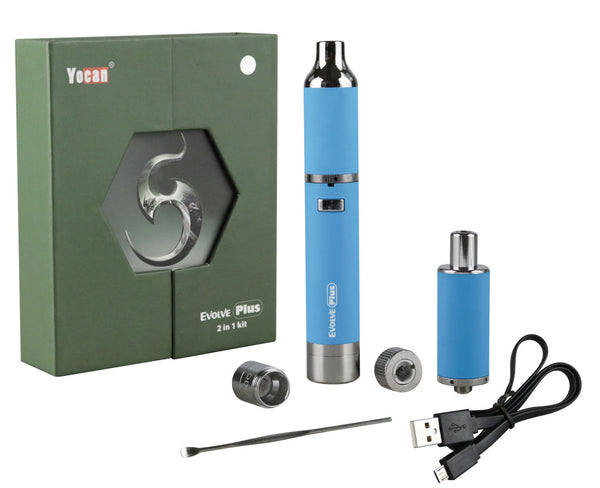 Yocan Evolve Plus 2 in 1 Vaporizer Kit - 4.5" - Silver