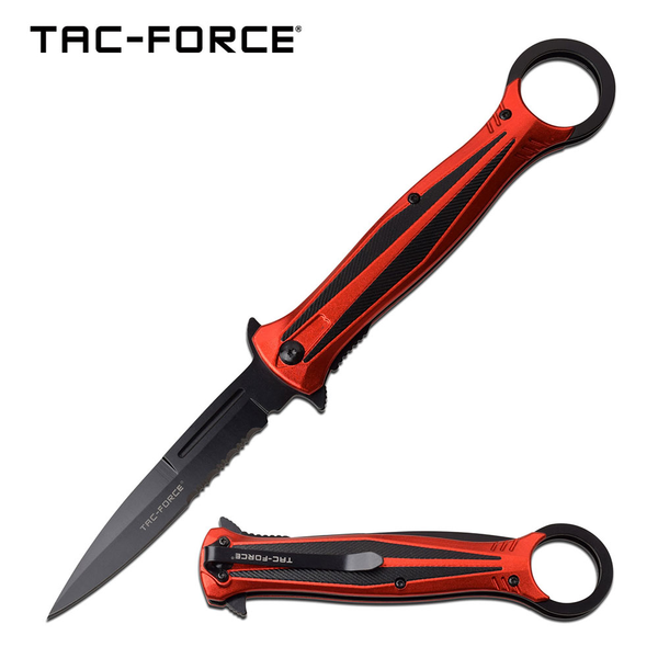 Tac-Force Red Karambit Blade