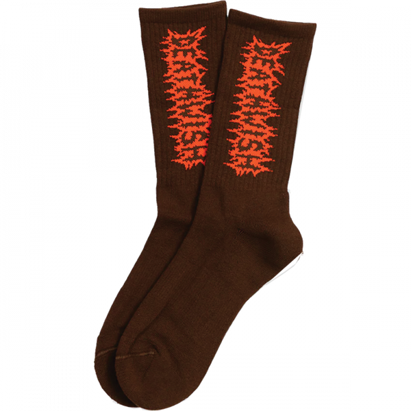 Deathwish - Stomp Crew Socks - Brown