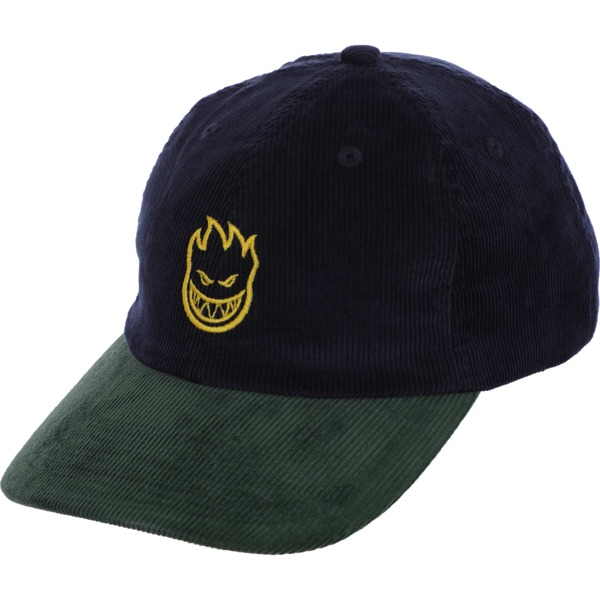 Spitfire Lil Bighead Classic Cord Hat - Navy / Green / Yellow