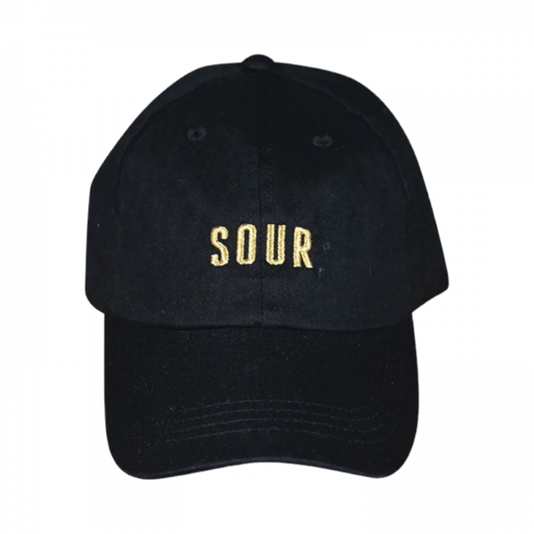 Sour Solution - Gold Logo Army Hat - Black