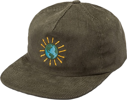 Uma Skateboards - Corduroy Earth Snapback Hat - Olive Green