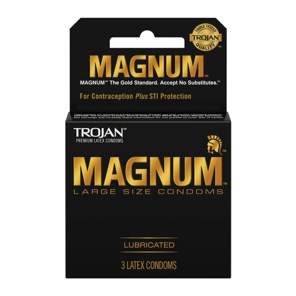 Trojan Magnum Condoms - Box of 3