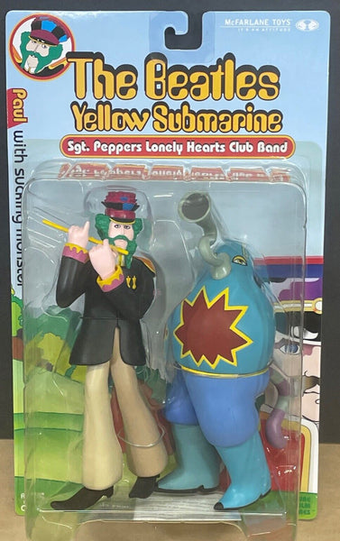 The Beatles Yellow Submarine Figure Paul With Sucking Monster 2000 Mcfarlane Toy
