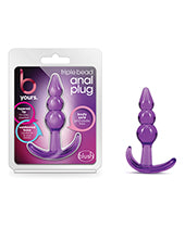 Blush B Yours Triple Bead Anal Plug