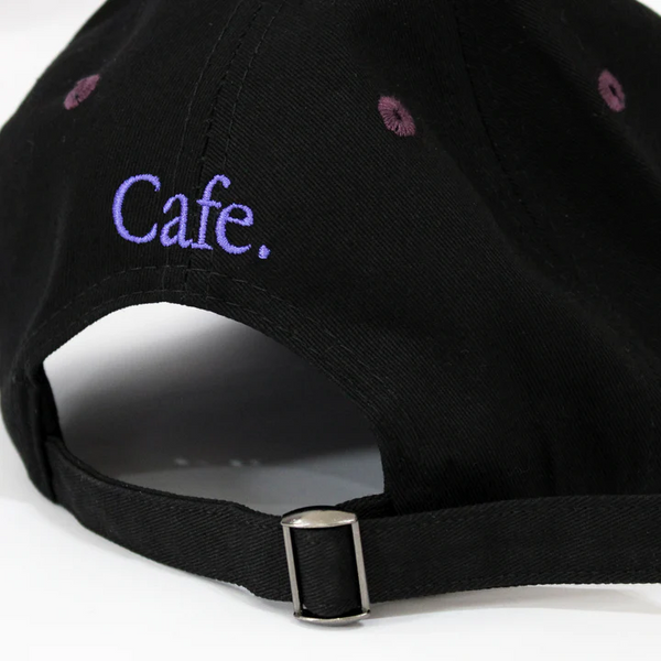 Skateboard Cafe - Cheers Hat - 6 Panel - Black / Purple