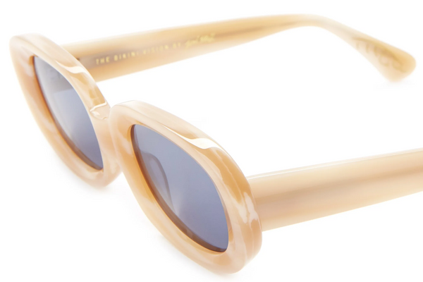 Crap Eyewear Sunglasses - The Bikini Vision - Bone White / Vintage Blue