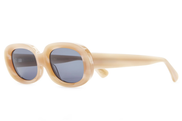 Crap Eyewear Sunglasses - The Bikini Vision - Bone White / Vintage Blue