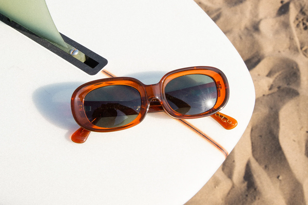 Crap Eyewear Sunglasses - The Bikini Vision - Crystal Bourbon Bio / Polarized G15