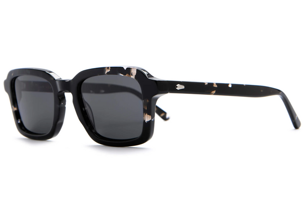 Crap Eyewear Sunglasses - The Heavy Tropix - Black Tortoise Bio / Polarized Grey