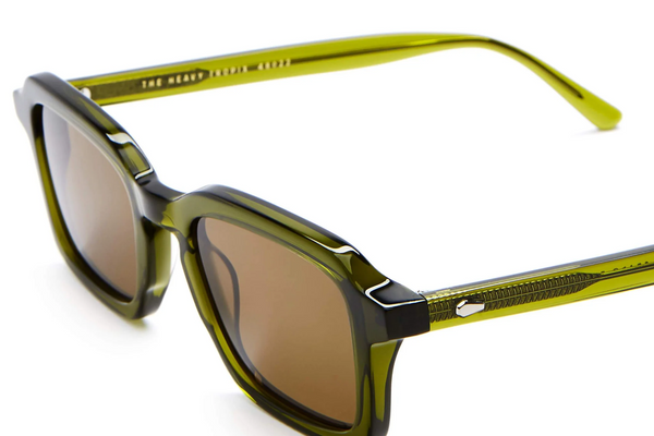 Crap Eyewear Sunglasses - The Heavy Tropix - Crystal Olive Bio / Polarized Bronze