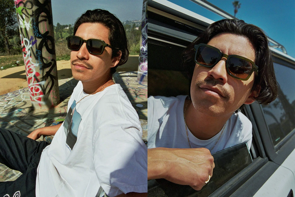 Crap Eyewear Sunglasses - The Heavy Tropix - Crystal Olive Bio / Polarized Bronze