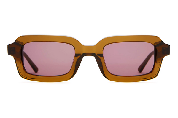 Crap Eyewear Sunglasses - The Lucid Blur - Crystal Hemp Bio / Plum