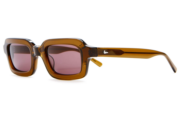 Crap Eyewear Sunglasses - The Lucid Blur - Crystal Hemp Bio / Plum