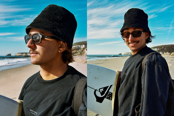 Crap Eyewear Sunglasses - The Lucid Blur - Crystal Hemp Bio / Plum