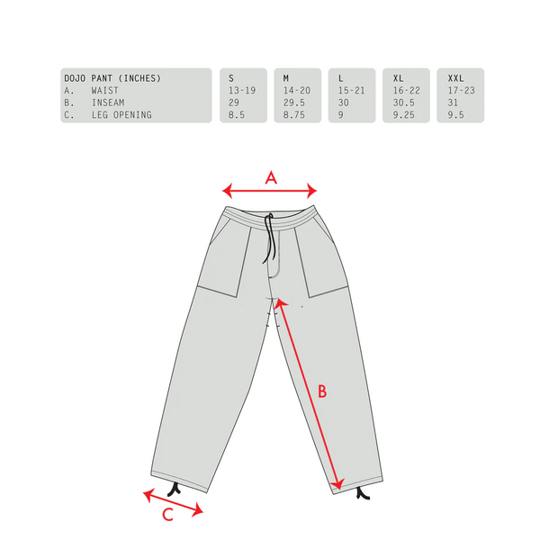 GX1000 - Dojo Pants - Olive