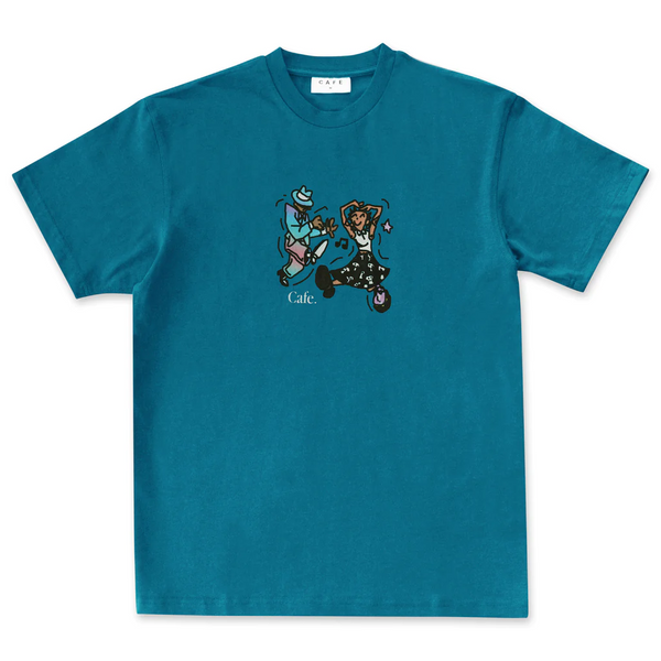 Skateboard Cafe - Dancing T-Shirt - Dark Teal