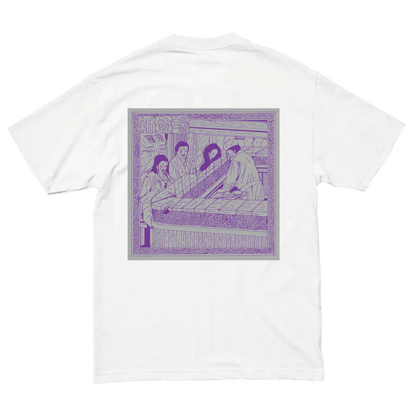 Evisen Skateboards - Midnight Sushi T-Shirt - White