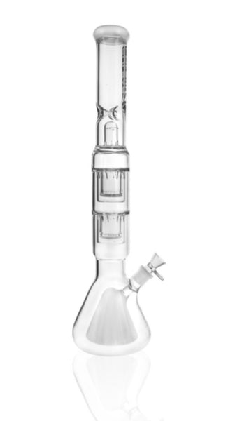 Pulsar Triple Chamber Glass Beaker Water Pipe | 21.5" | 19mm F