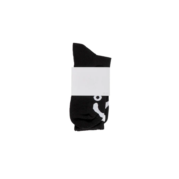 Polar Skate Co - Happy Sad Socks - Black  - (US 7-9)