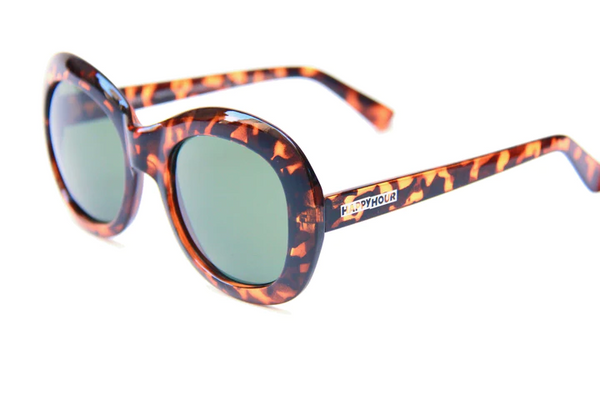 Happy Hour Shades - Bikini Beach Sunglasses - Tortoise - G15 Lens