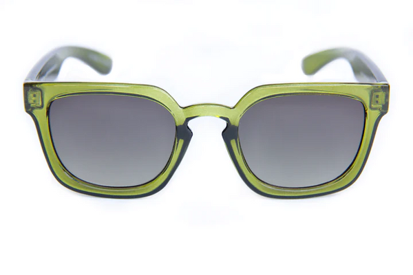 Happy Hour Shades - Wolf Pups Sunglasses - Moss Green