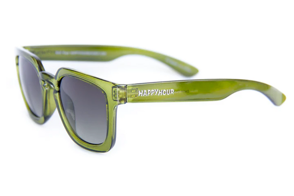 Happy Hour Shades - Wolf Pups Sunglasses - Moss Green