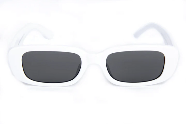 Happy Hour Shades - Oxford Sunglasses - Gloss White