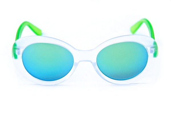 Happy Hour Shades - Beach Party Sunglasses - Shocking Green