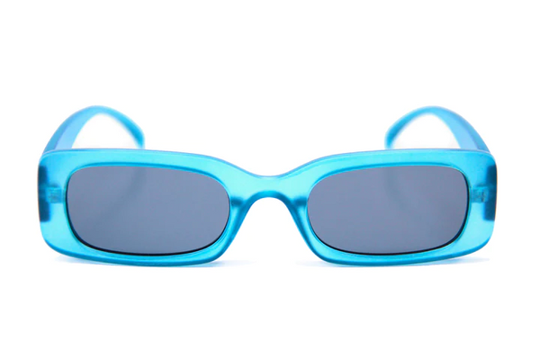 Happy Hour Shades - Picadilly's Sunglasses - Blue Frost w/ Black Lens