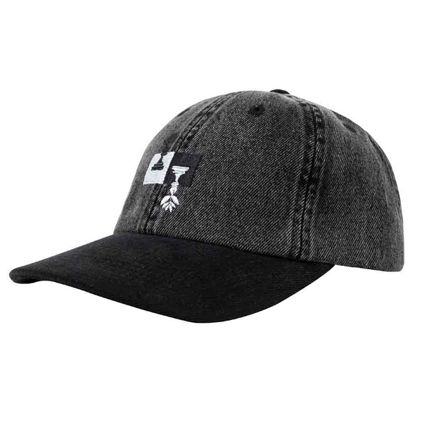 Magenta Skateboards - Chess Dad Hat - Black Denim