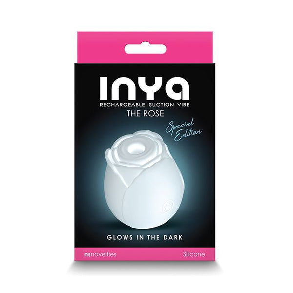 INYA The Rose Rechargeable Suction Vibe - Glow in the Dark