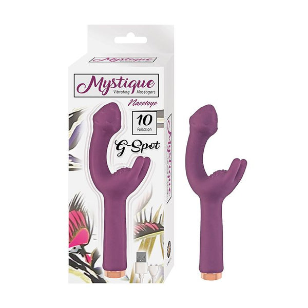 Mystique Vibrating G Spot Massager - Eggplant