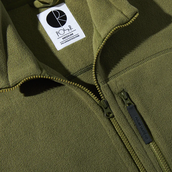 Polar Skate Co - Basic Fleece Jacket - Army Green