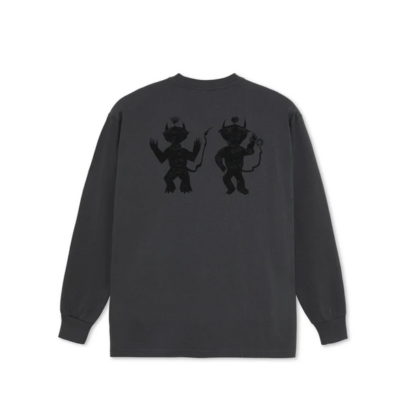 Polar Skate Co - Little Devils Long Sleeve T-Shirt - Graphite