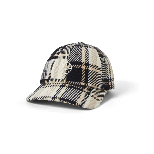 Polar Skate Co. - Sam Cap / Flannel Hat - Navy / Cream
